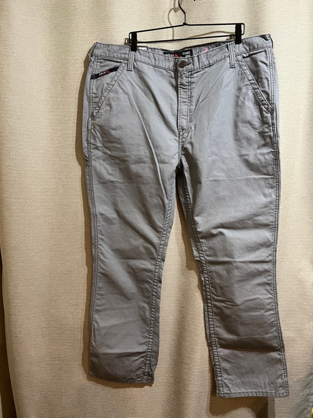 Ariat Work Workhorse FR M4 Relaxed Bootcut Pants - Gray (42x32)